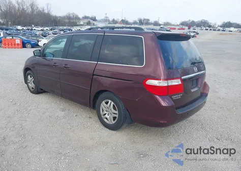 2007 Honda Odyssey Touring из США, поврежденный, VIN 5FNRL38867B056224